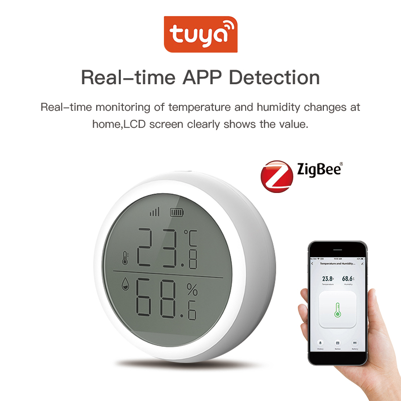 Tuya ZigBee Smart Temperature and Humidity Sensor RSH-HS03