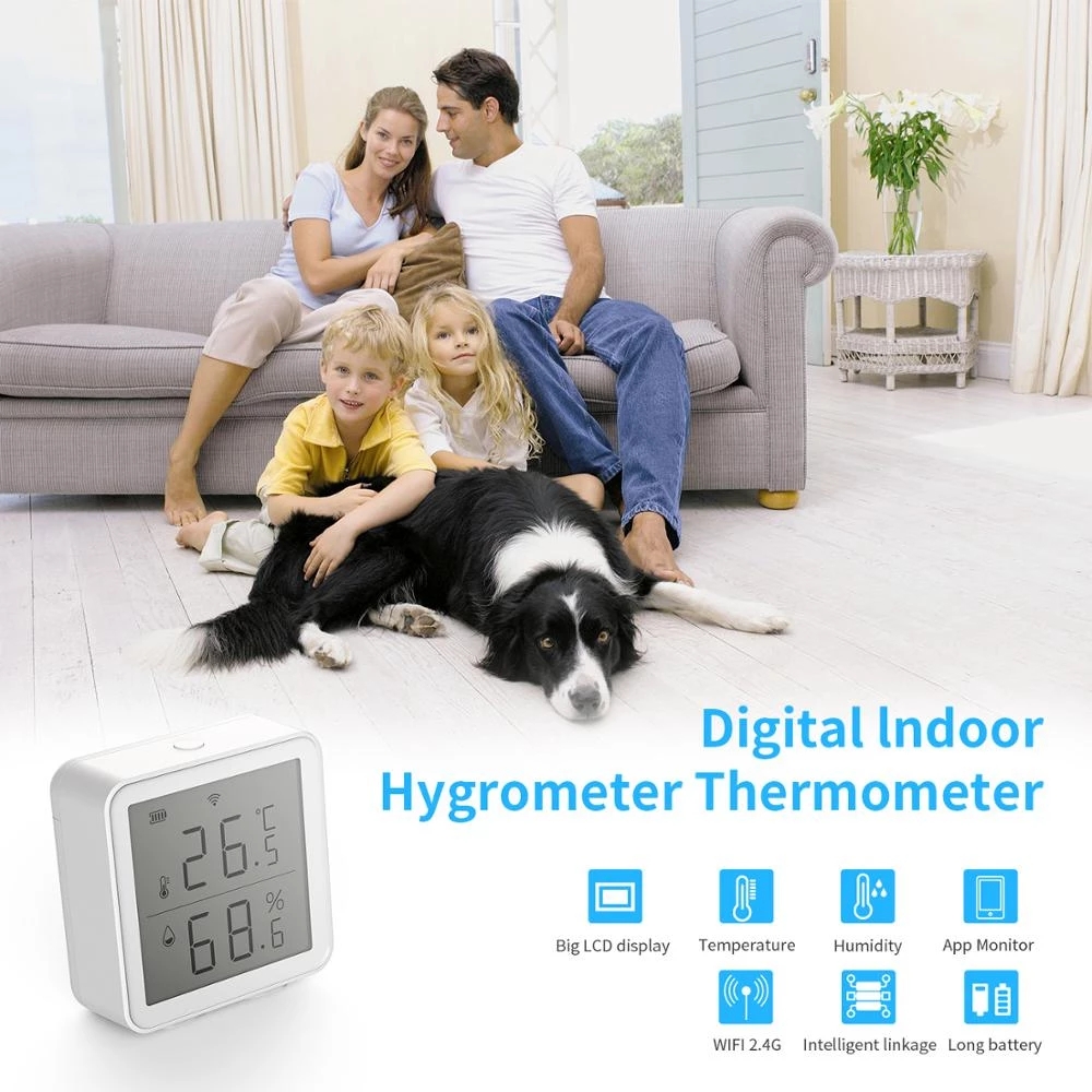 Tuya WiFi Smart Temperature and Humidity Sensor RSH-TH03