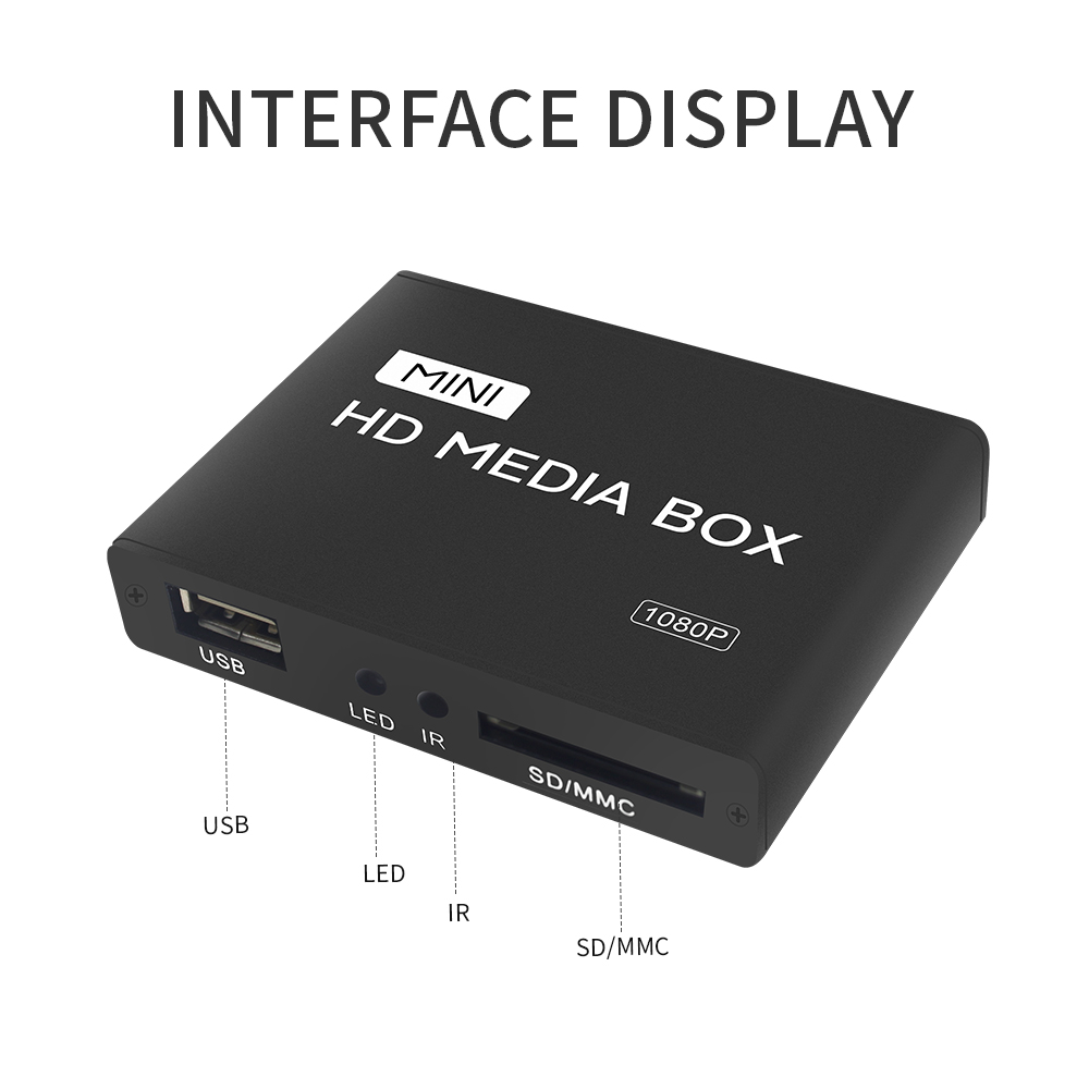 1080P HD Mini AD Player Digital Signage Player Box RSH-PDM08H