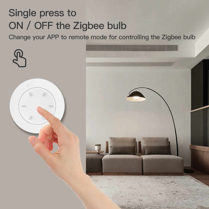 Tuya ZigBee Wireless Smart Knob Scene Switch RSH-SC20