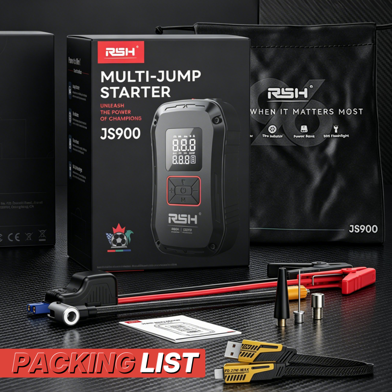 New Released Multi Functional Smart Car Jump Starter (RSH-JS900)