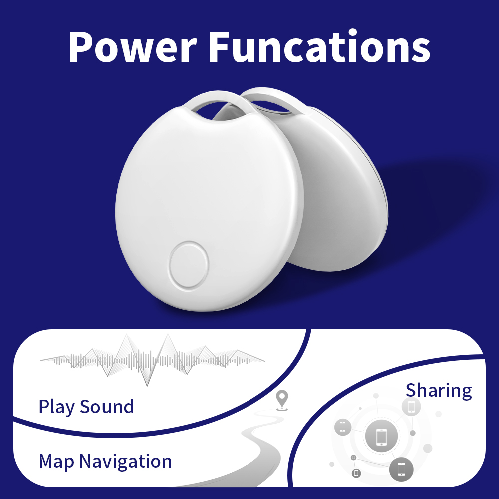 Dual System Smart Tag Compatible with Apple Find My & Google Find Hub (RSH-Xtag09)