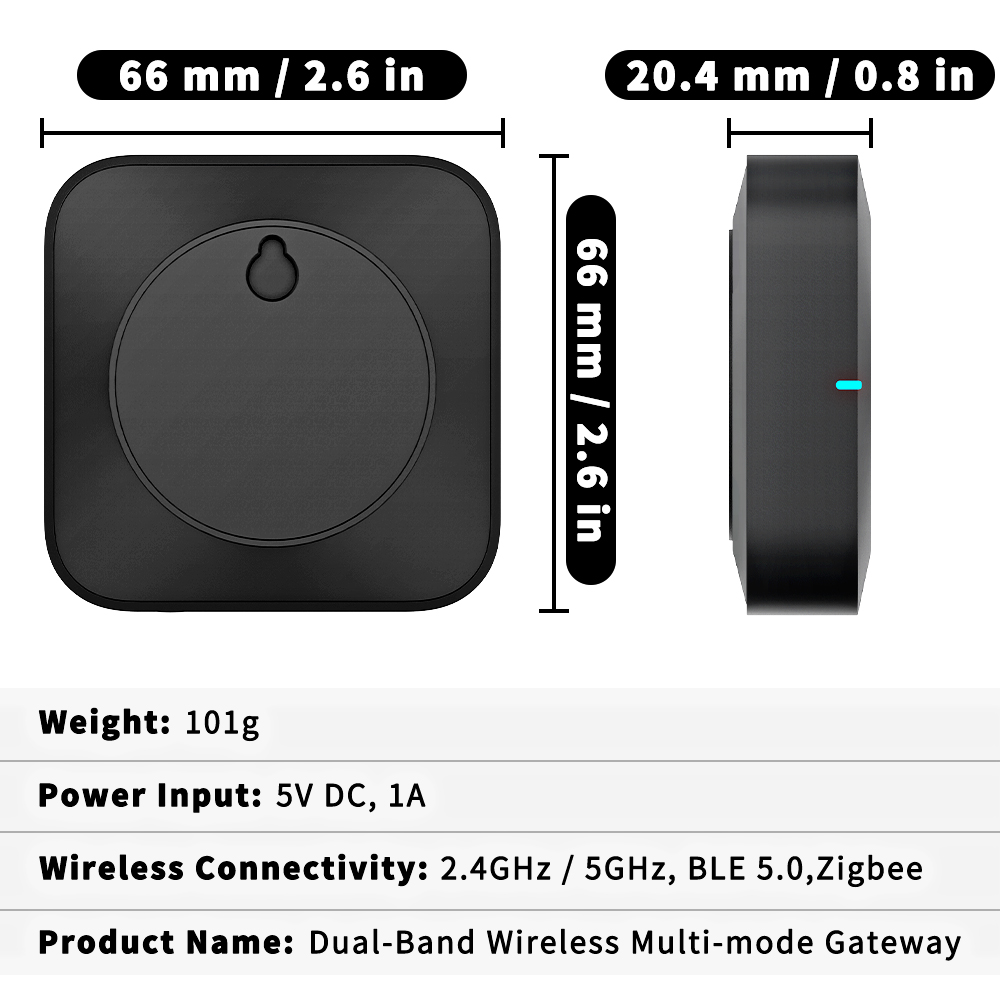 Tuya Gateway Multi-mode ZigBee+BLE (RSH-THP01)