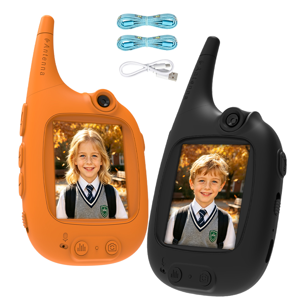 New Kids Video Walkie Talkie with 1000mAh Battery 500m Barrier-Free Range (RSH-LM06)